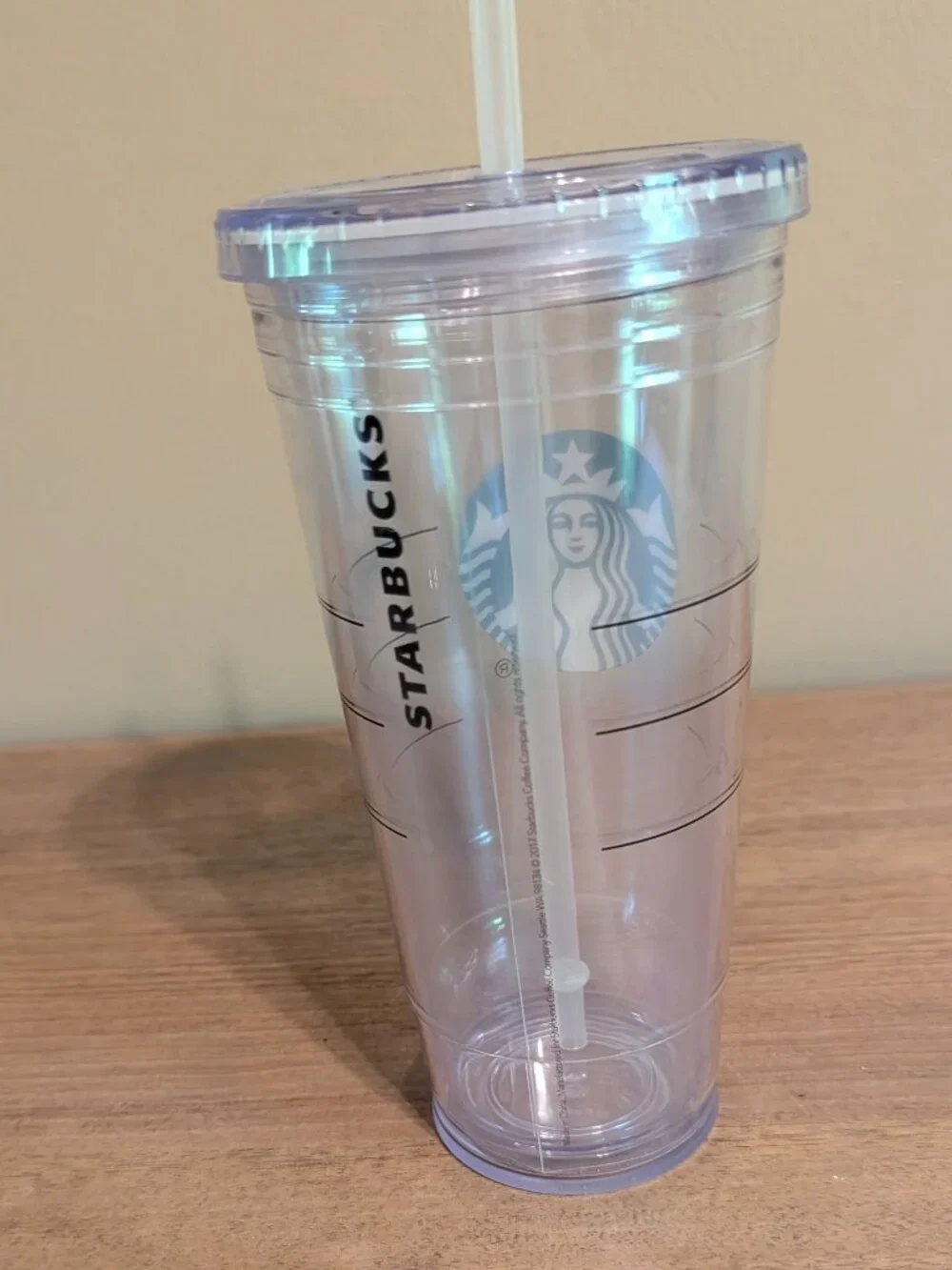 Starbucks Clear Insulated Tumbler 20 Oz.